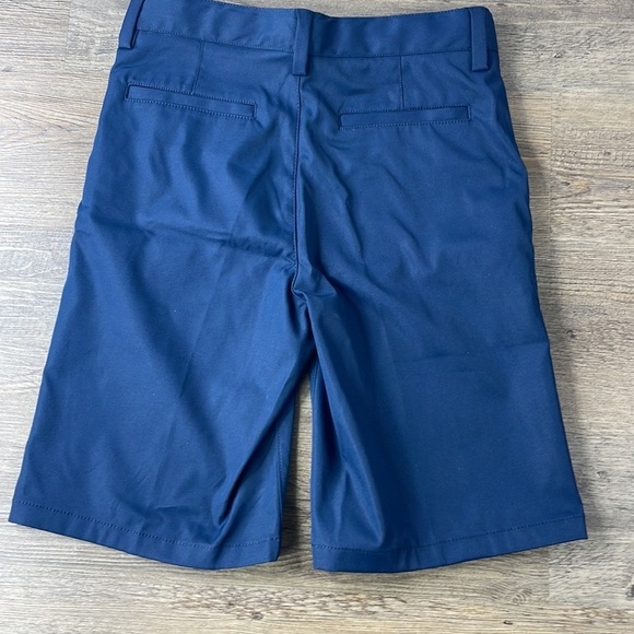 Lands’ End School Uniform Boys Active Chino Shorts, Navy Blue, size 12 - Picture 9 of 10